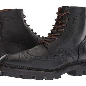 Frye Tanker‎ Lace up Oxford Wingtip Military Boots